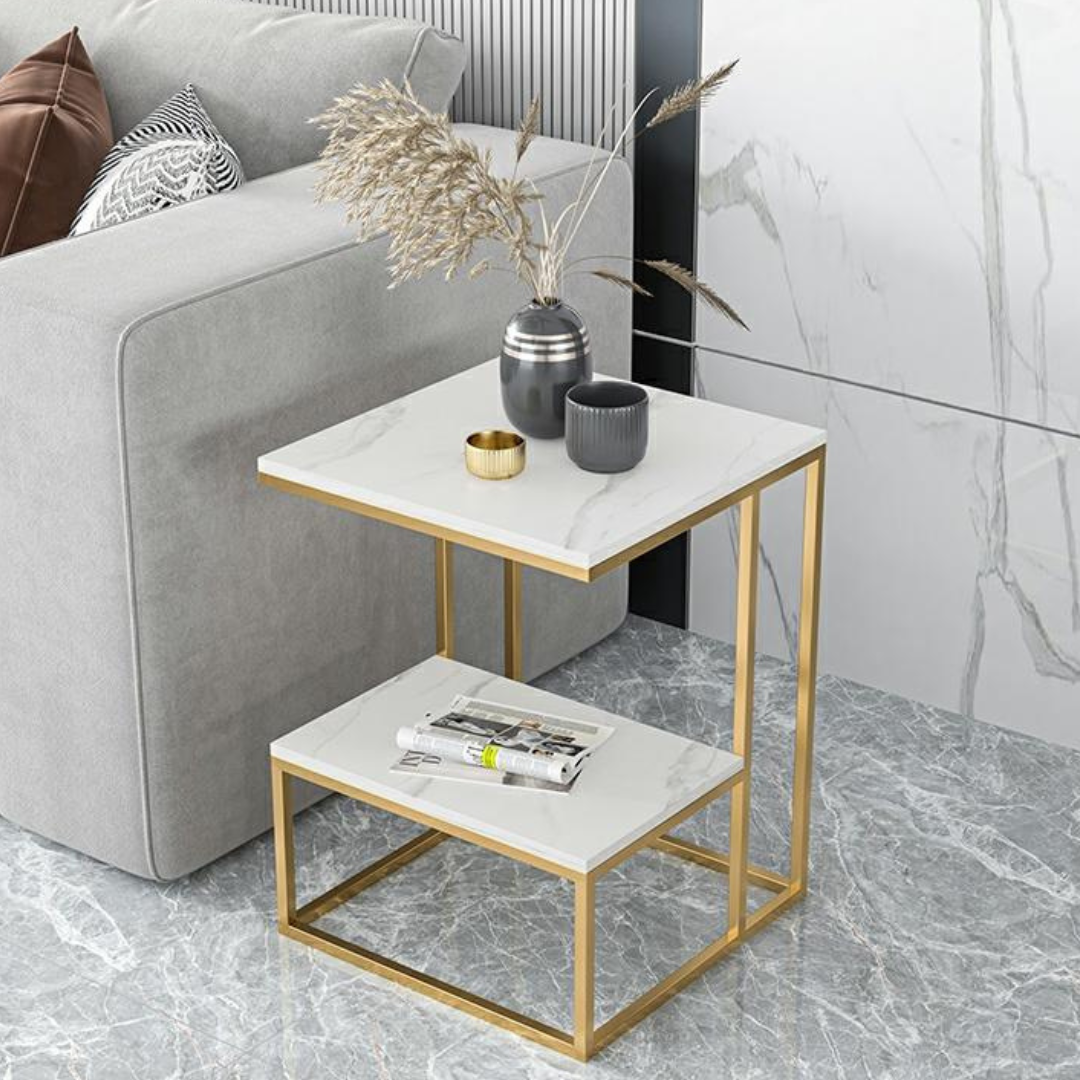 momo ネストテーブル 大理石調の天板 ゴールドのフレーム momo ネスト momo ネストテーブル 大理石調の天板 ゴールドのフレーム momo ネスト