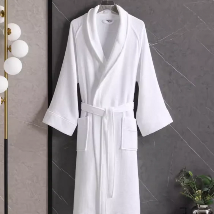 Hotel Elegance Cotton Terry Bathrobe 