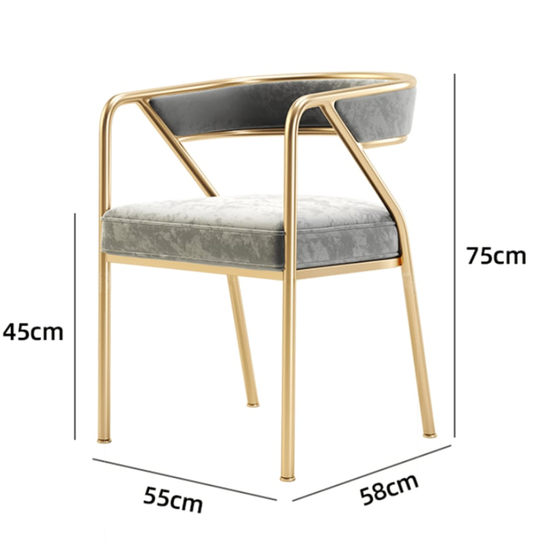 Gold Cross Chair