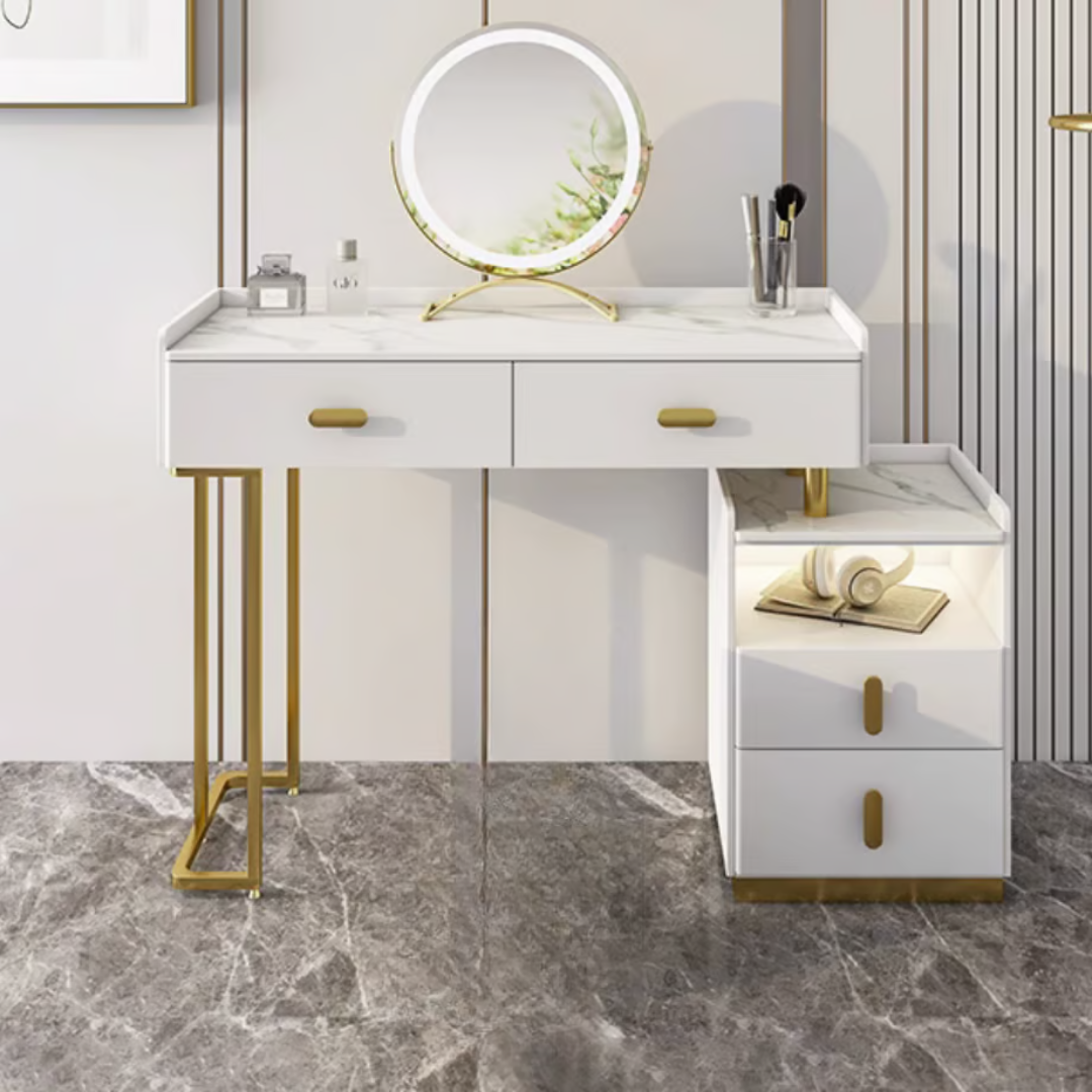 Marble Essence Side Cabinet Dresser Table 