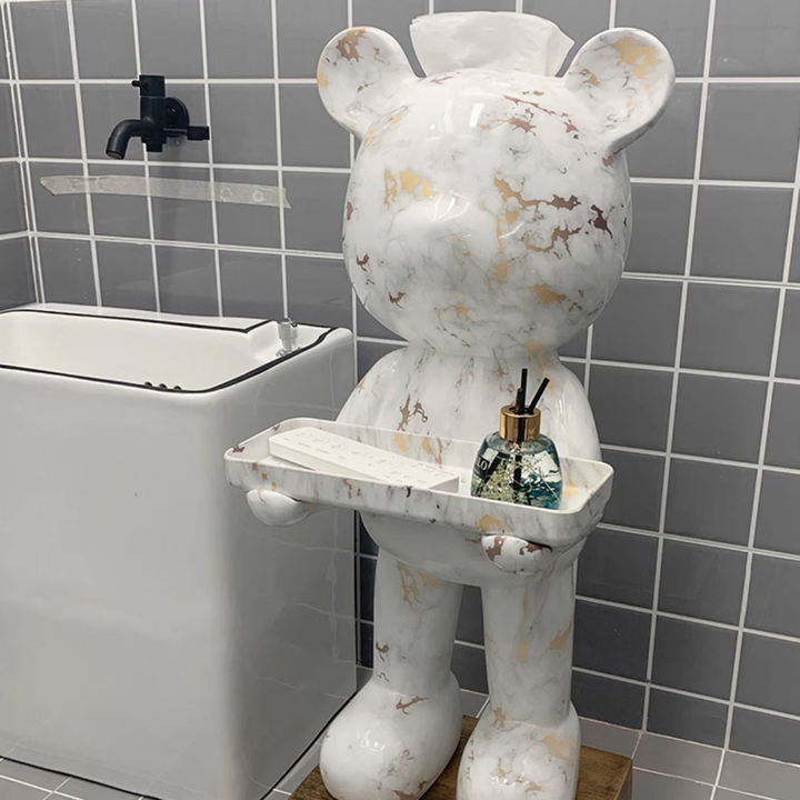 Graceful Storage Bear Figurine