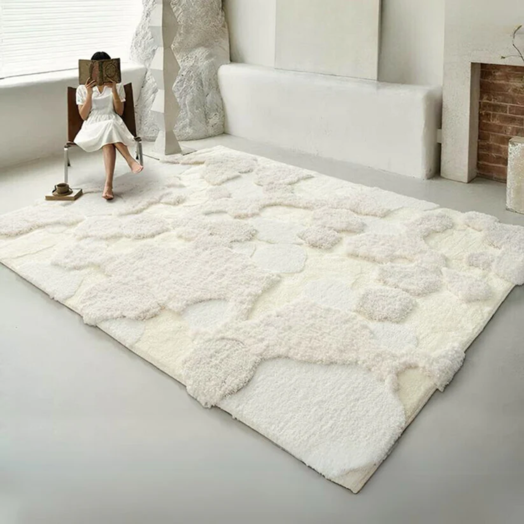 Powder Snow Natural Rug Mat AM043 