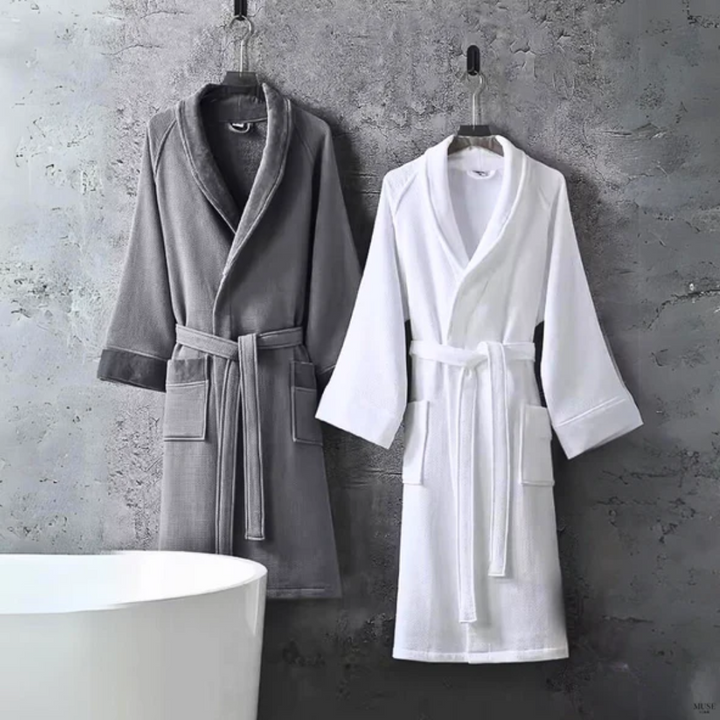 Hotel Elegance Cotton Terry Bathrobe 