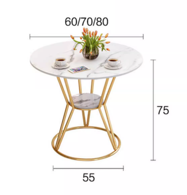 Luxury round table and chairs 