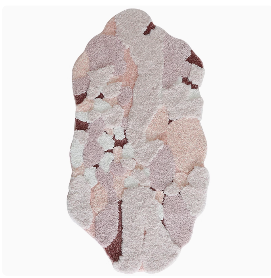 Pink French Style Ellipse Rug – Deco & Room