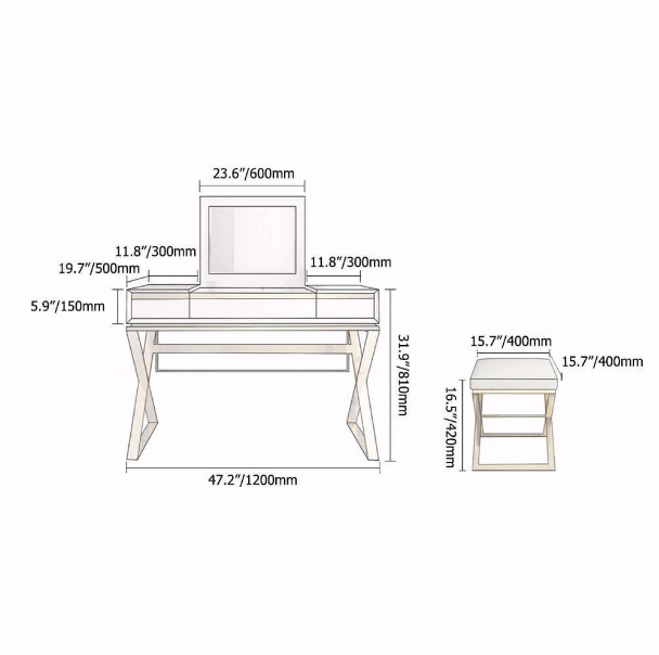 Dressers & Chairs & Mirrors  AM1002