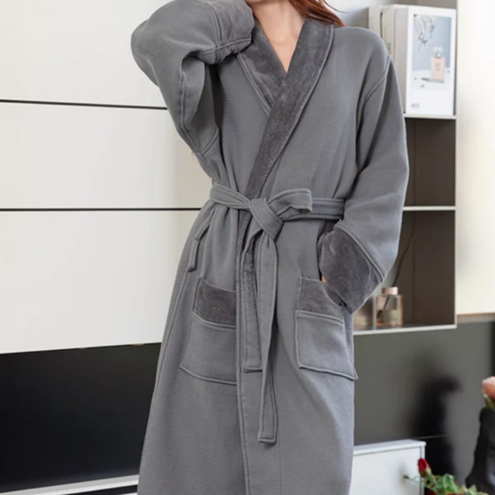 Hotel Elegance Cotton Terry Bathrobe 