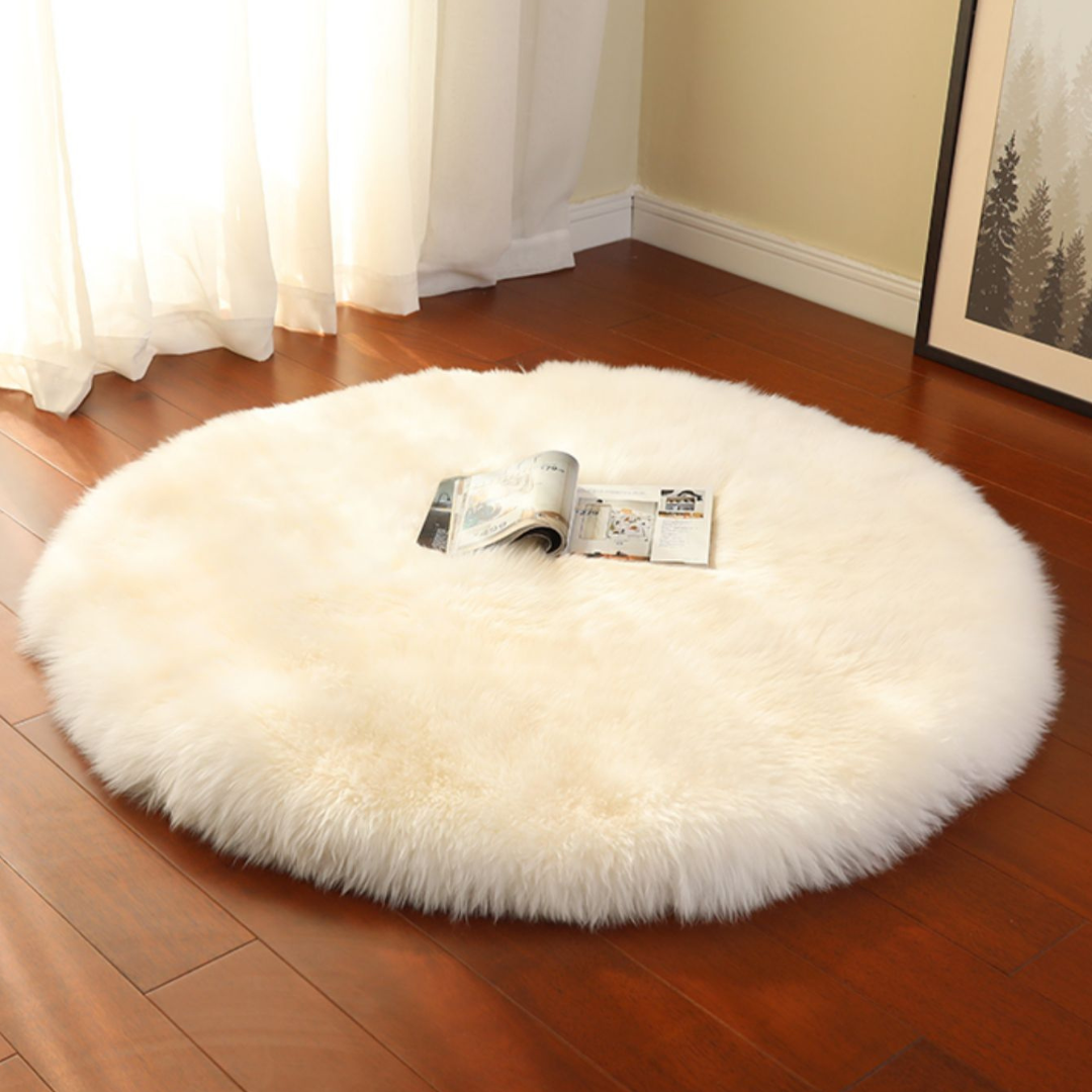 Fur Round Mat AM088