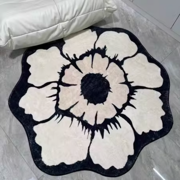 High-end Luxury Flower Round Rug AM033 