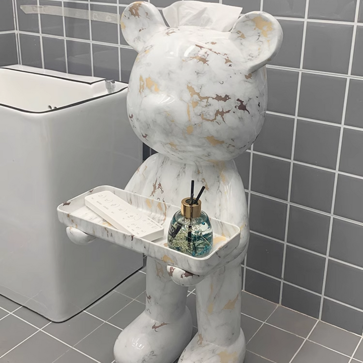 Graceful Storage Bear Figurine 