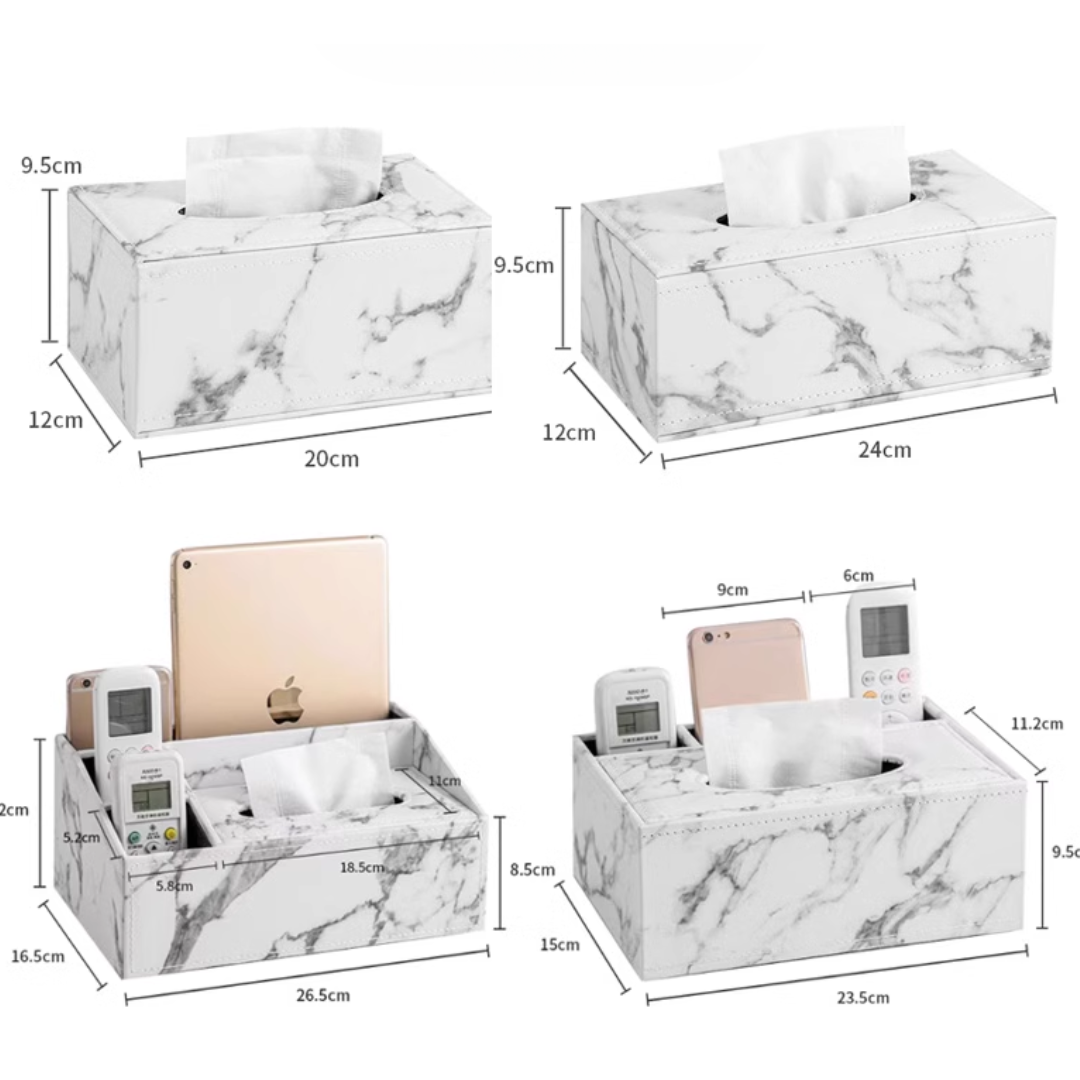 Marble Tissue Box