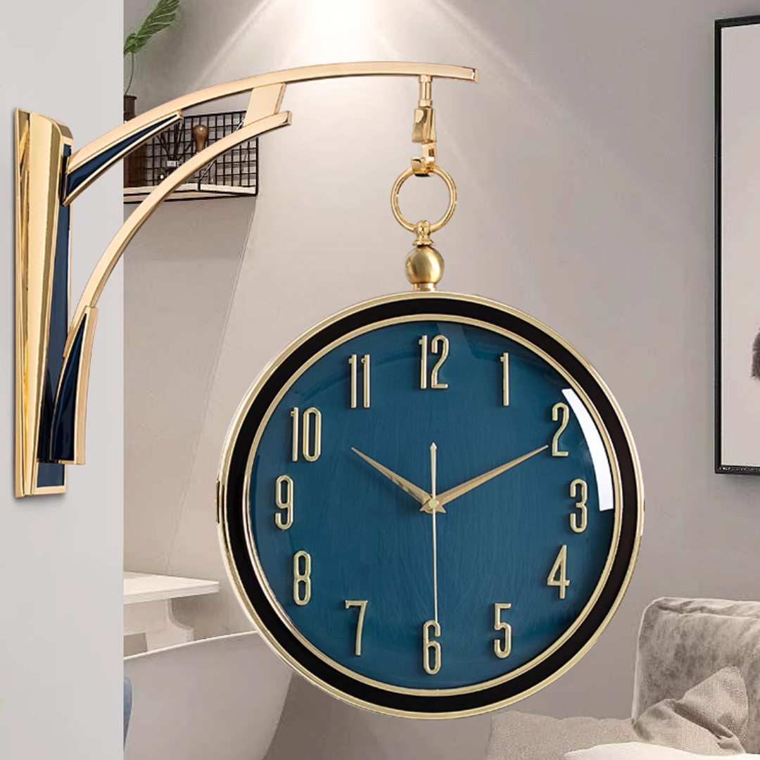 Light Luxury Double-Sided Clock