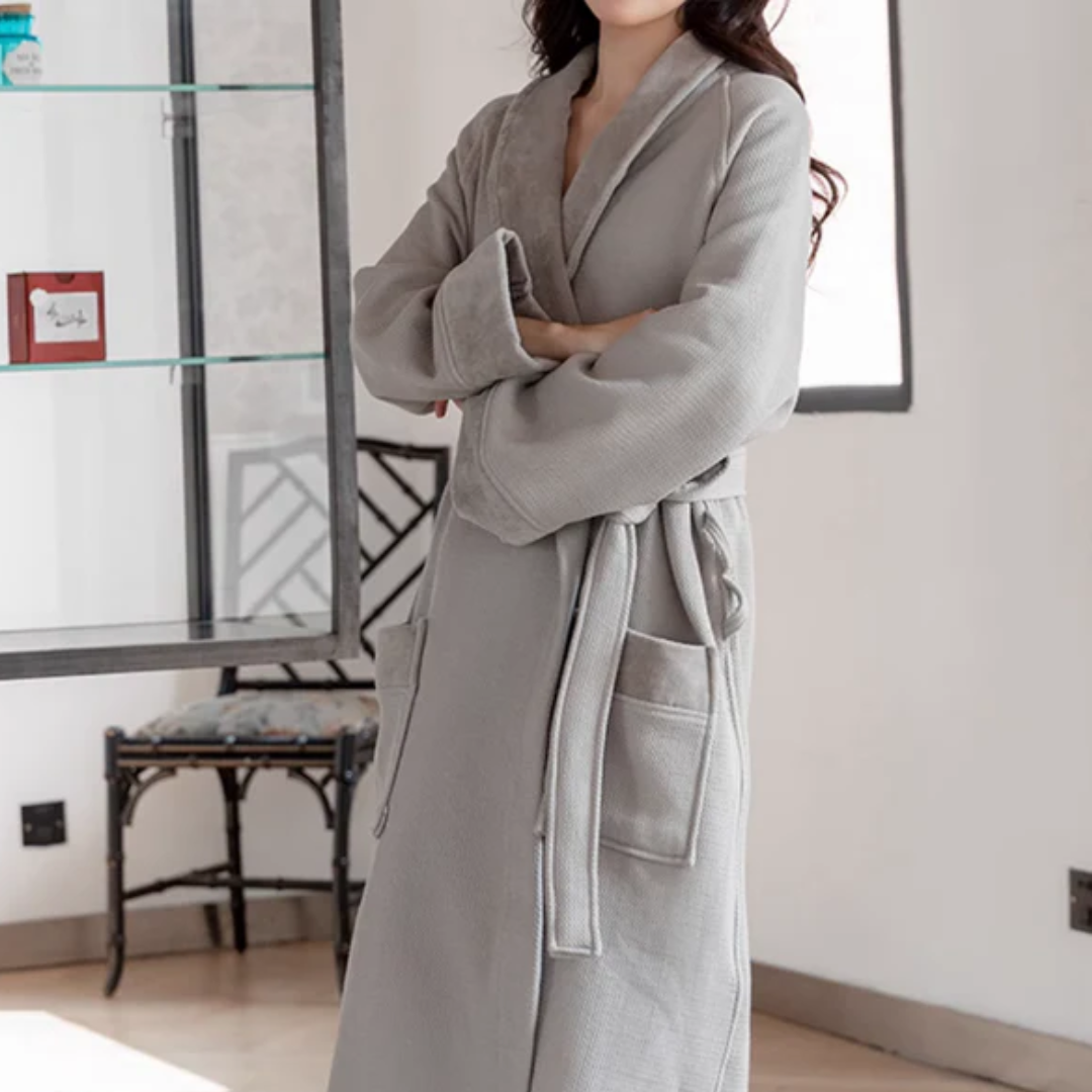 Hotel Elegance Cotton Terry Bathrobe 