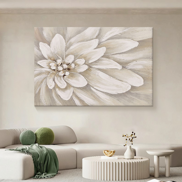 White Flower Wall Art AM102 