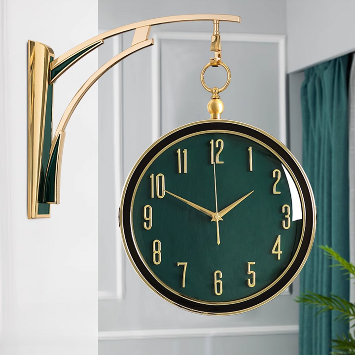 Light Luxury Double-Sided Clock