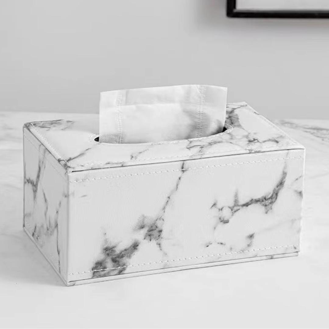 Marble Tissue Box