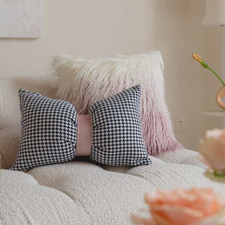 Luxury Houndstooth Cushion AM075