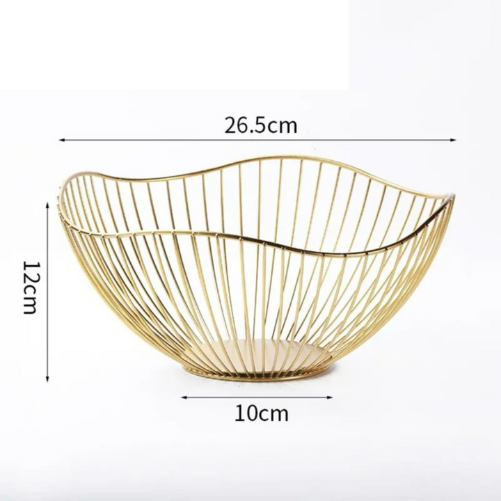 골드 과일 바구니 