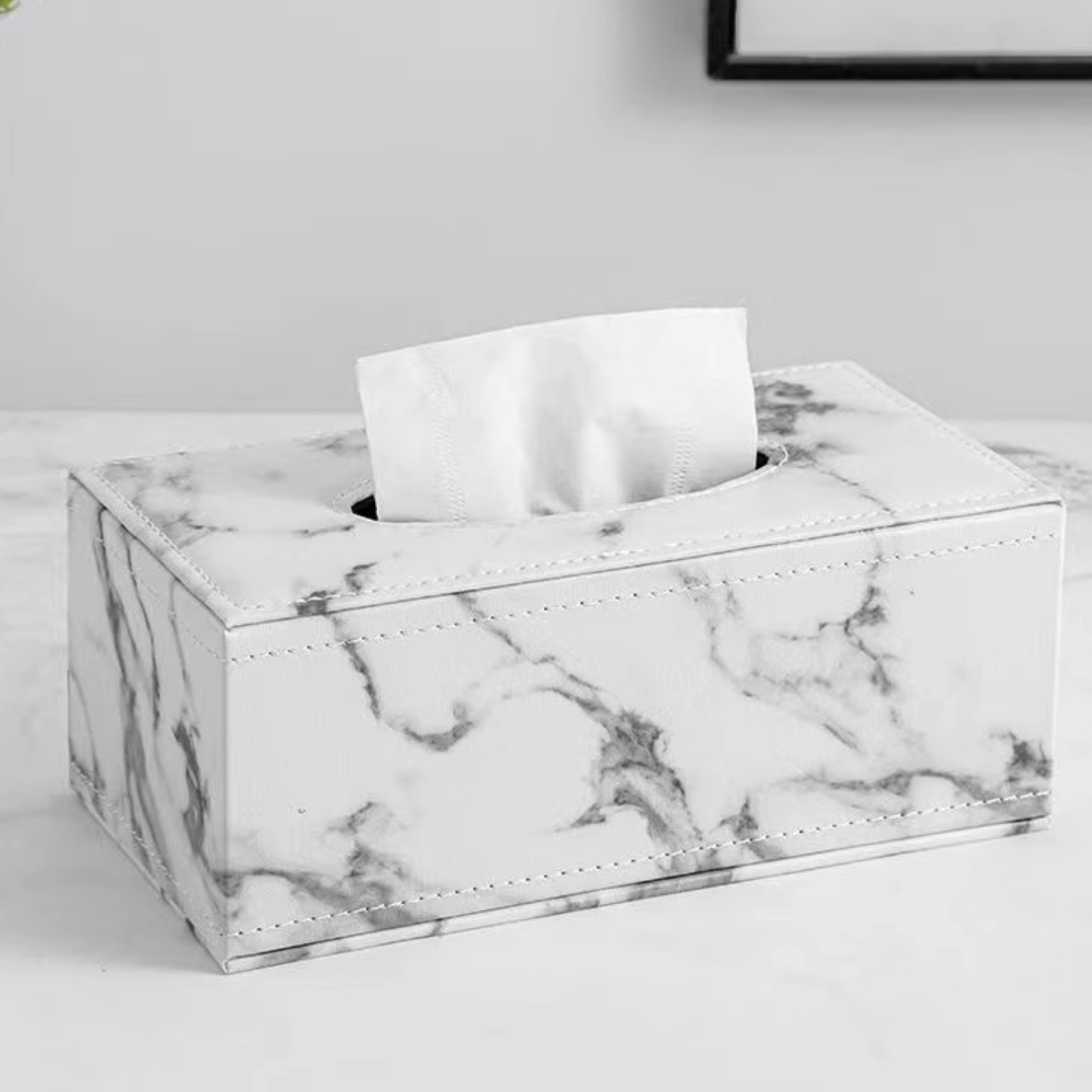 Marble Tissue Box