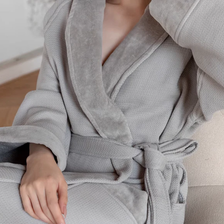 Hotel Elegance Cotton Terry Bathrobe 