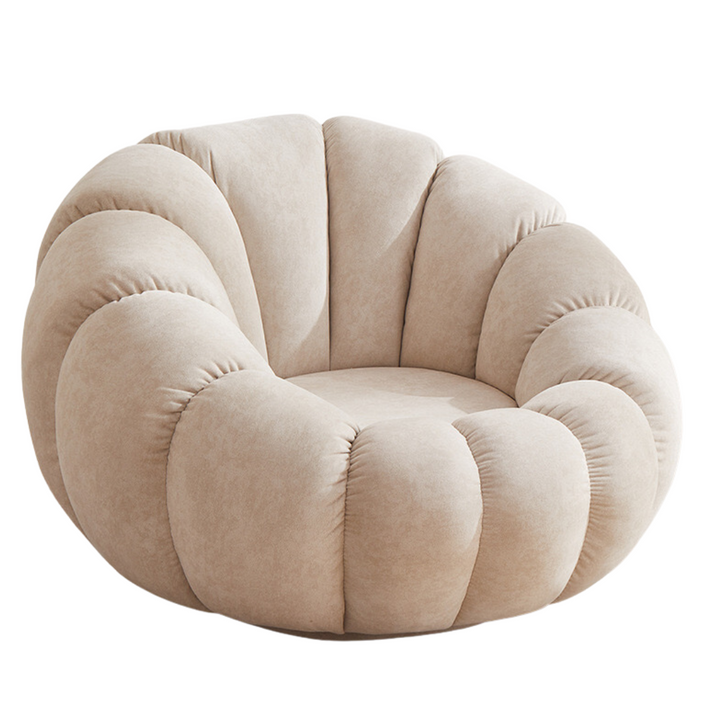 Pumpkin sofa [velvet/white]