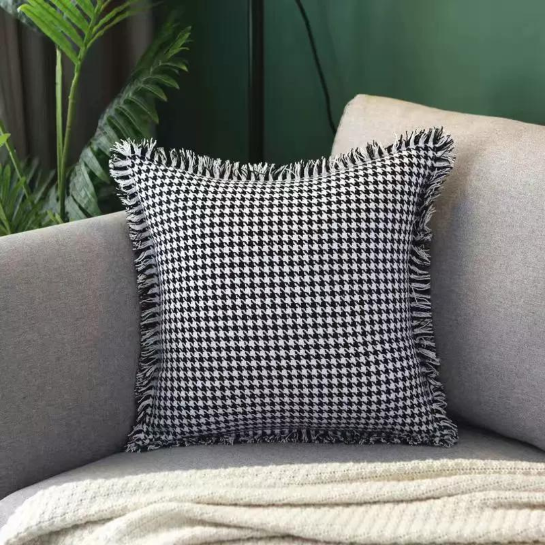 Luxury Houndstooth Cushion AM075