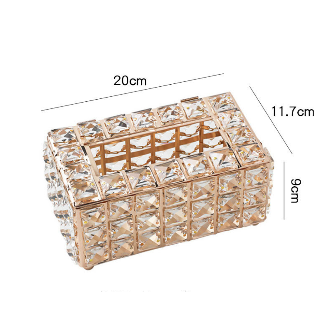 Crystal tissue box AM105