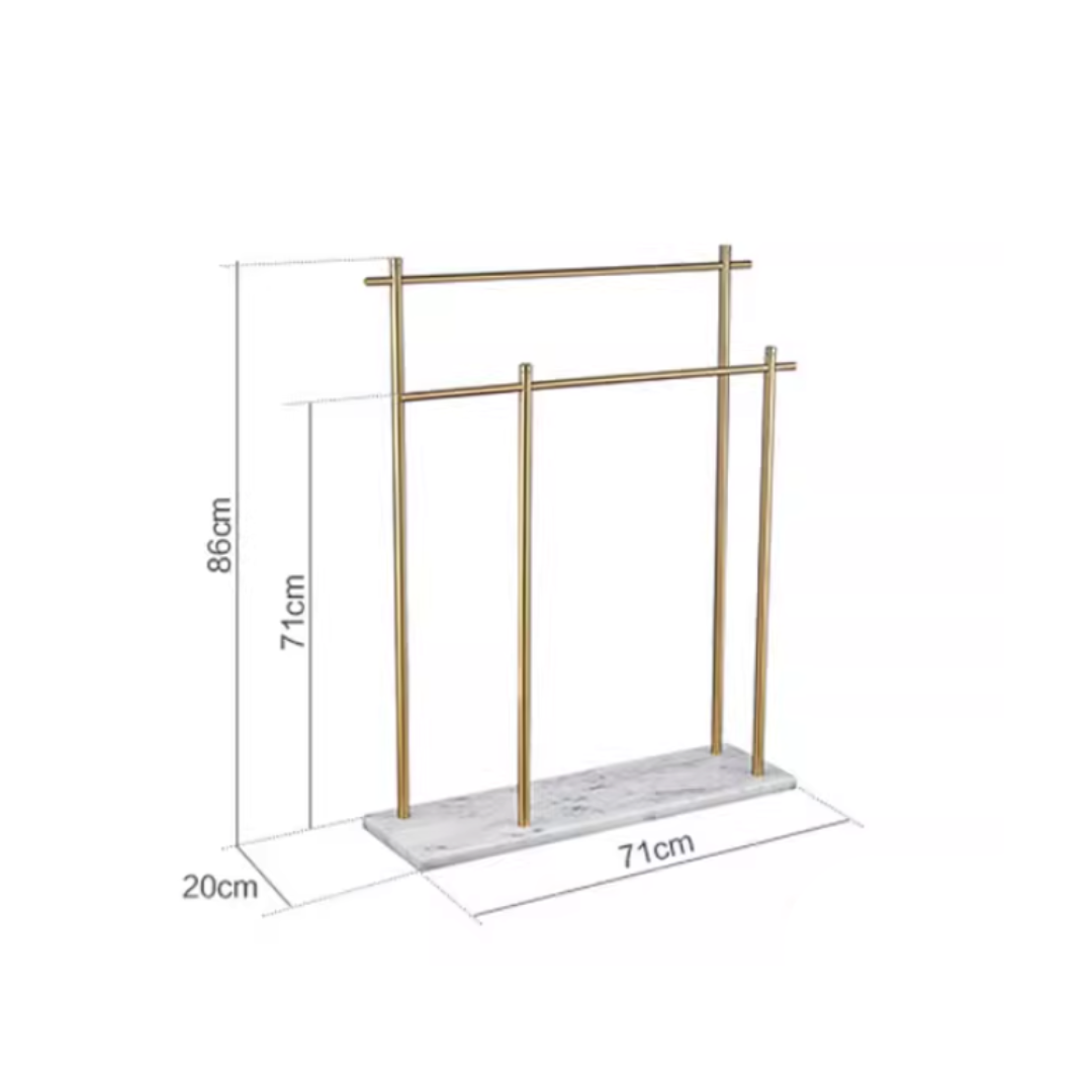 Marble style sweet bath rack 