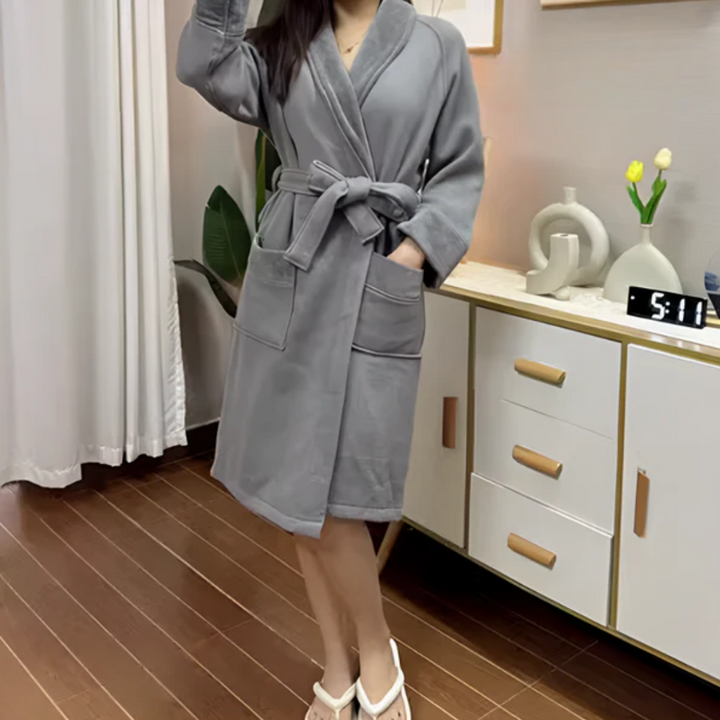 Hotel Elegance Cotton Terry Bathrobe 