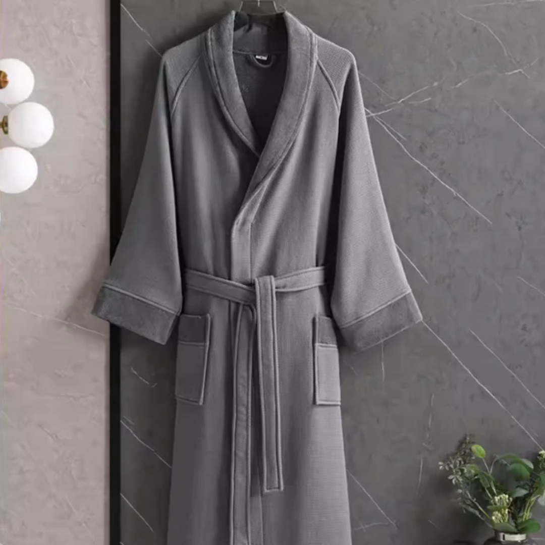 Hotel Elegance Cotton Terry Bathrobe 