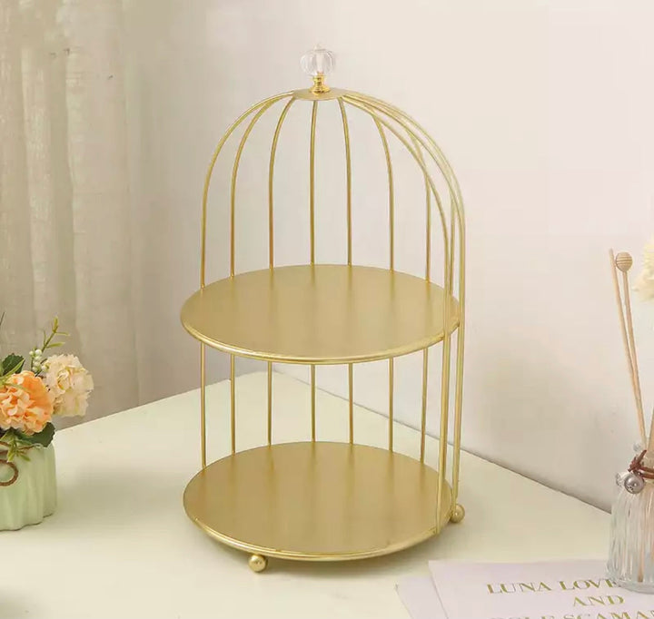 luxury gold display stand