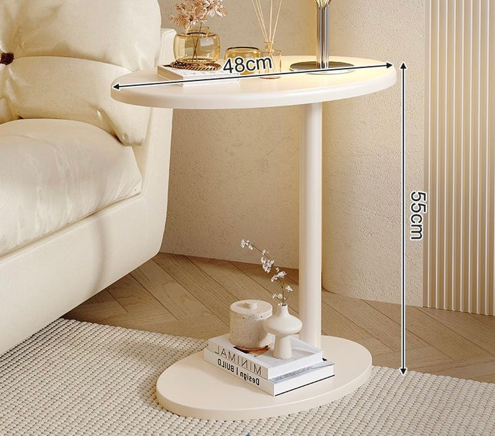 natural color side table