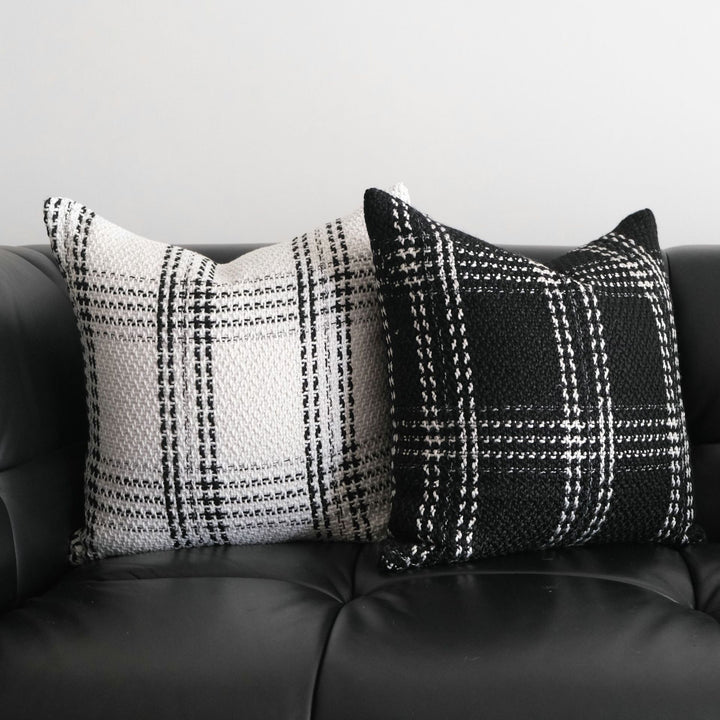 tweed design cushion cover