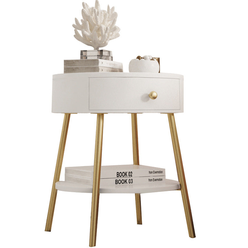 Feminine style simple side table