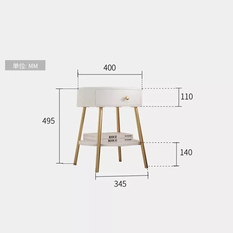 フェミニンスタイルシンプルサイドテーブル