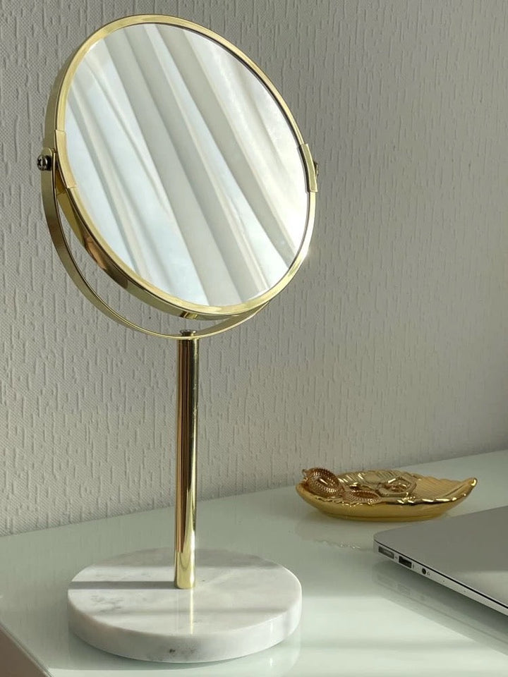 marble stand mirror