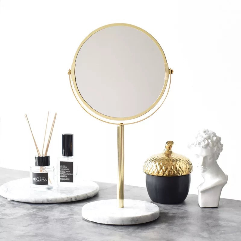 marble stand mirror