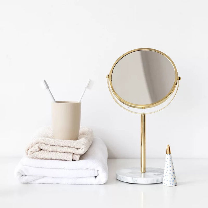 marble stand mirror