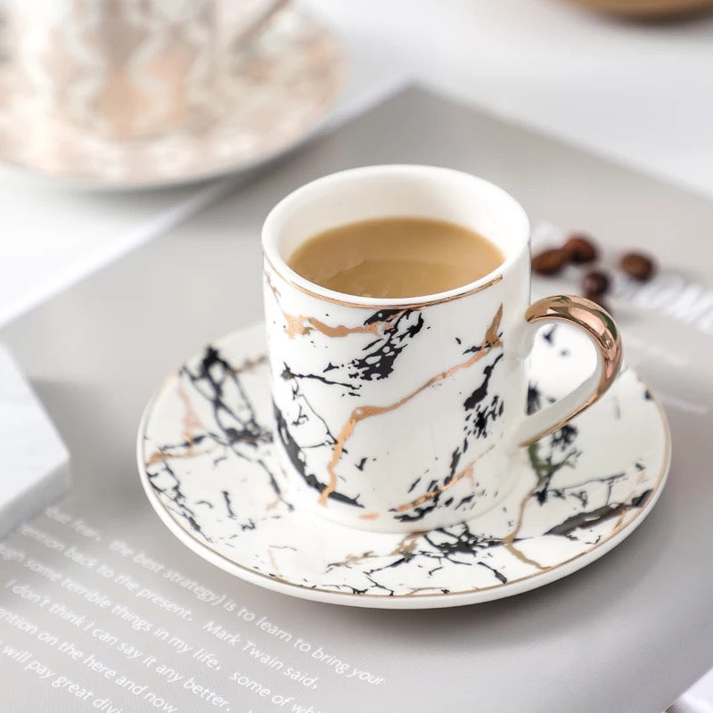 modern design tea cup saucer set