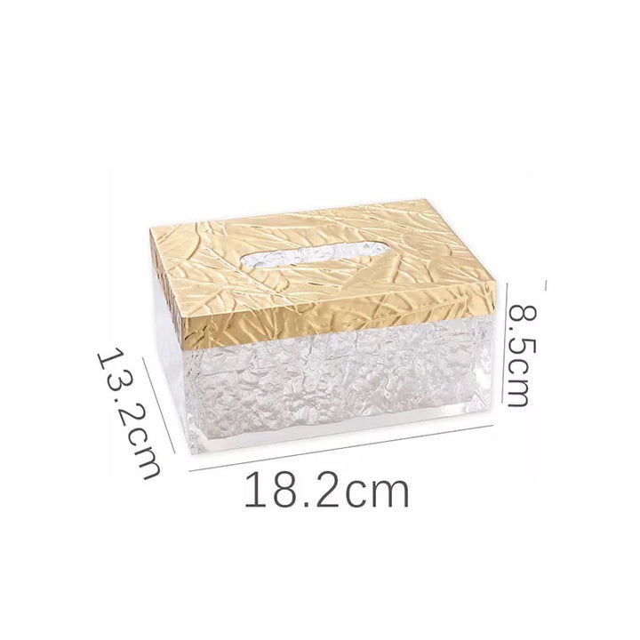 luxury crystal tissue case