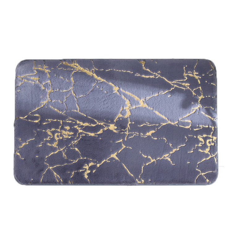 marble design bath mat