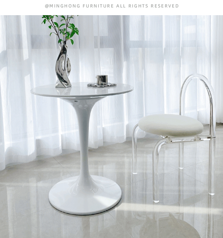 acrylic stand dining chair