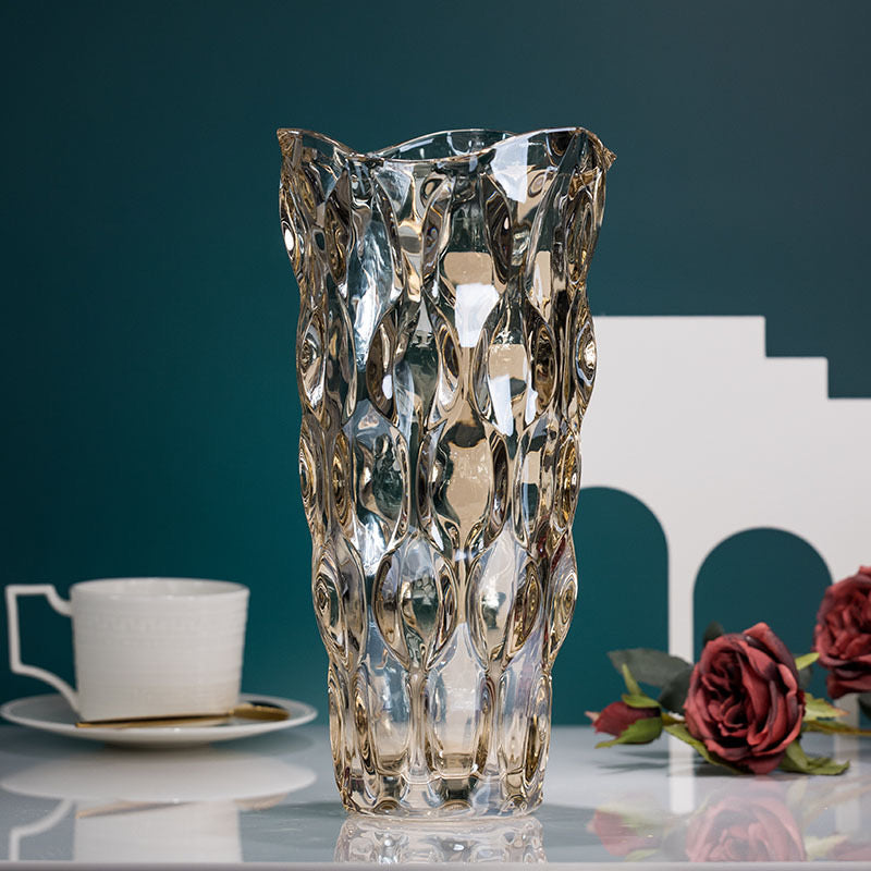 luxury waving flower vase