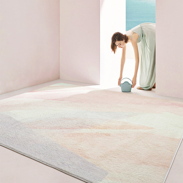 pastel gradient rug 