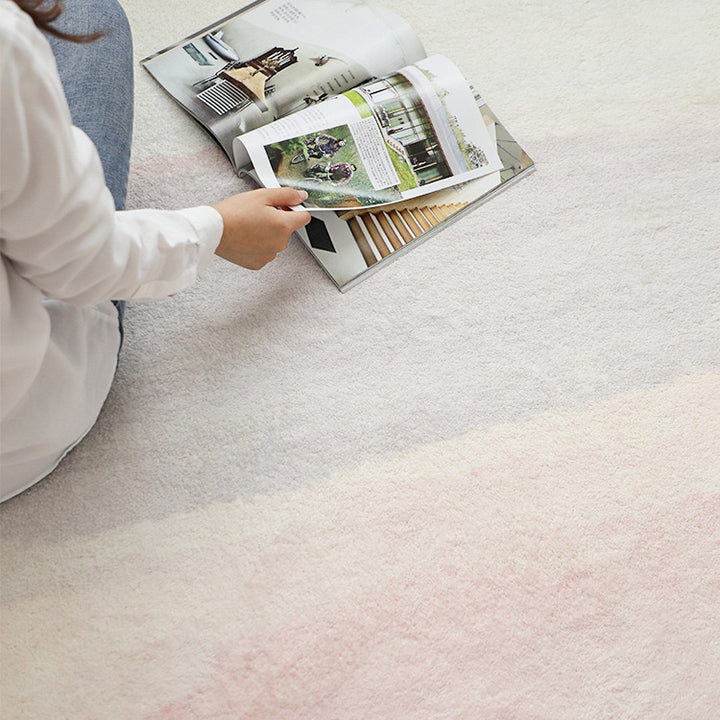 pastel gradient rug 