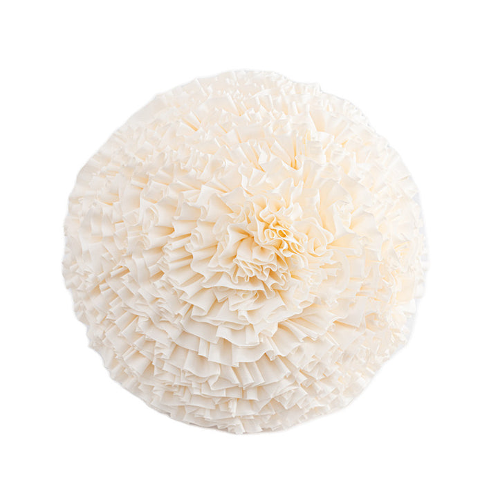 pom pom flower cushion