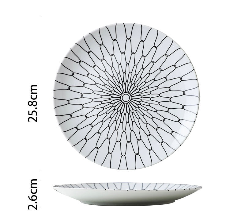 Modern Classic Plates, Set of 4