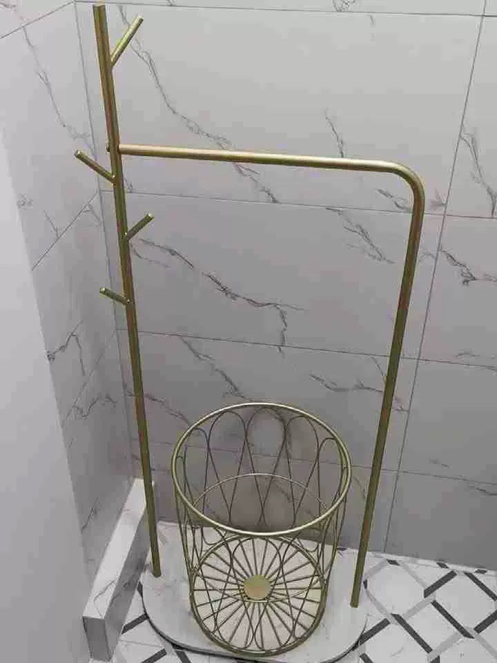 luxury gold basket rack 